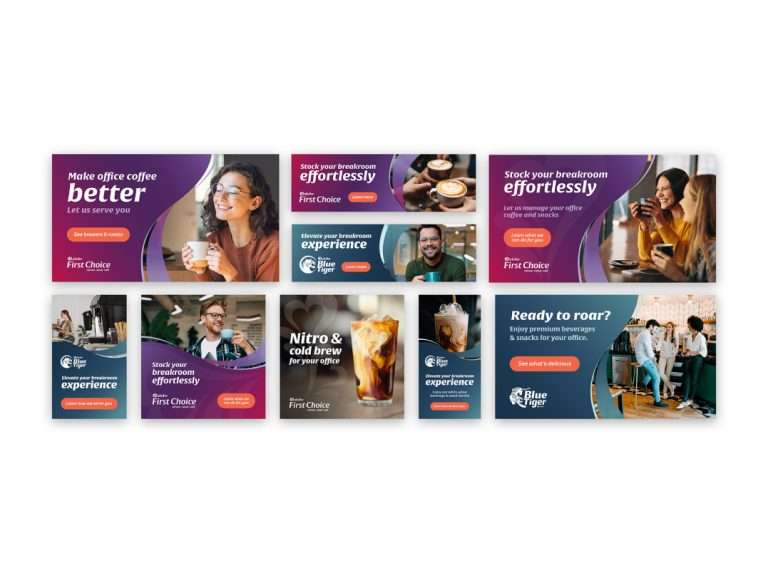 Image showing branded banners and ads