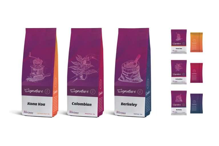 Image showing branded coffee products