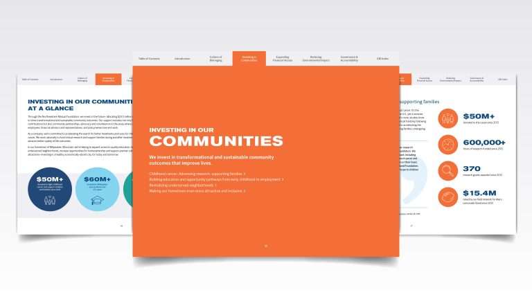 Image showing a corporate report